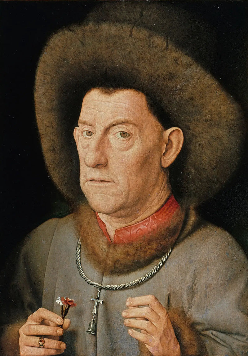 ผู้ชายกับดอกคาเมลเลีย - Jan van Eyck