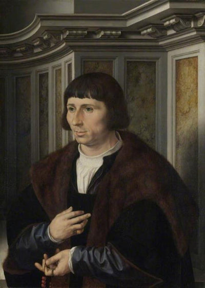 Homme avec un chapelet - Jan Gossaert - Alpha Reproduction
