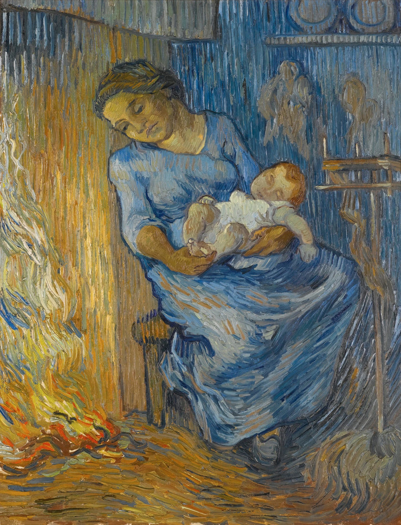 ชายคนหนึ่งอยู่กลางทะเล - Vincent van Gogh