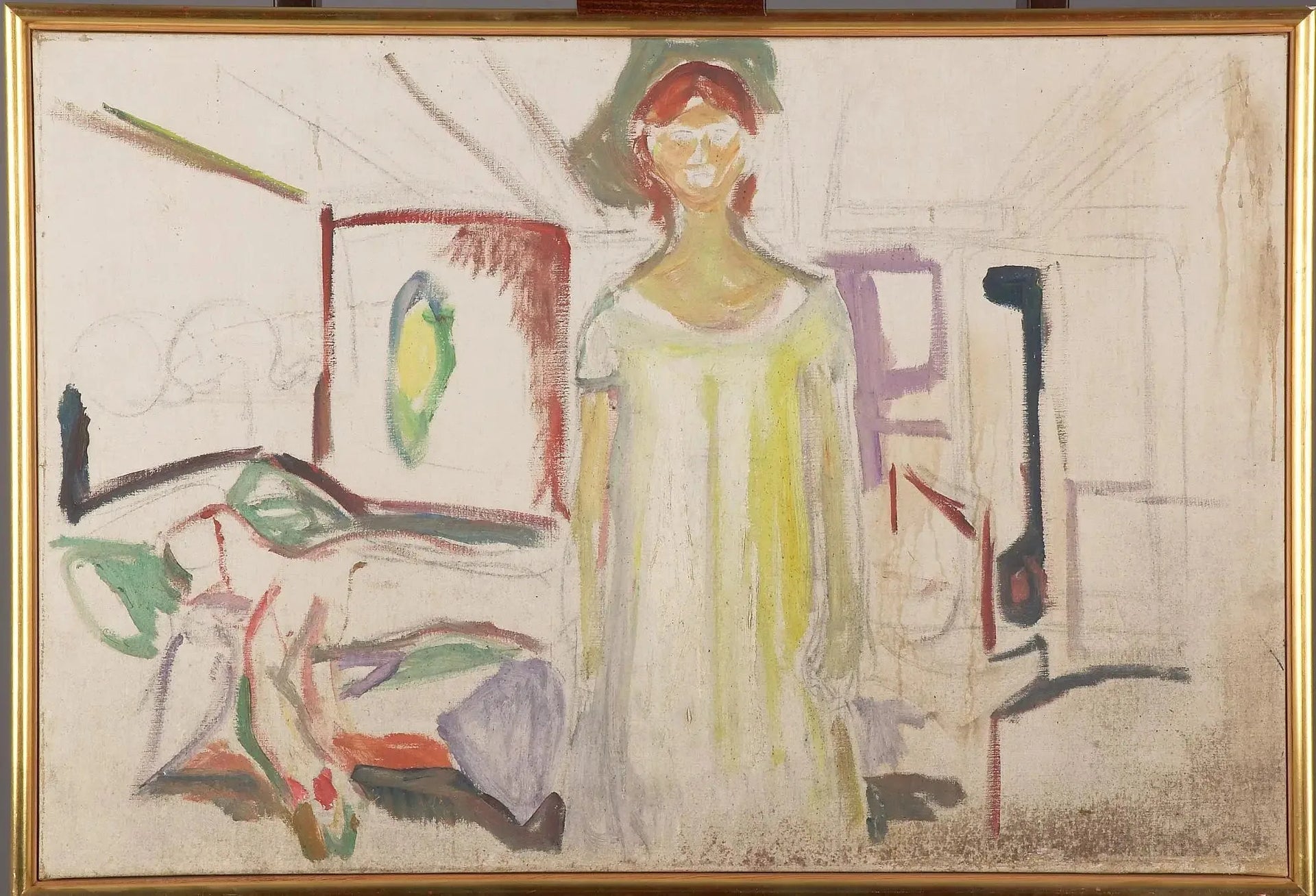 Homme et Femme - Edvard Munch image 1 reproduction de peinture à l’huile