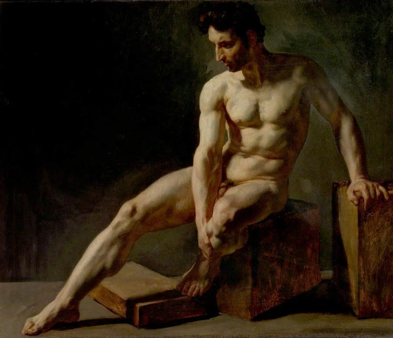 ผู้ชายเปล่านั่ง - Édouard Detaille