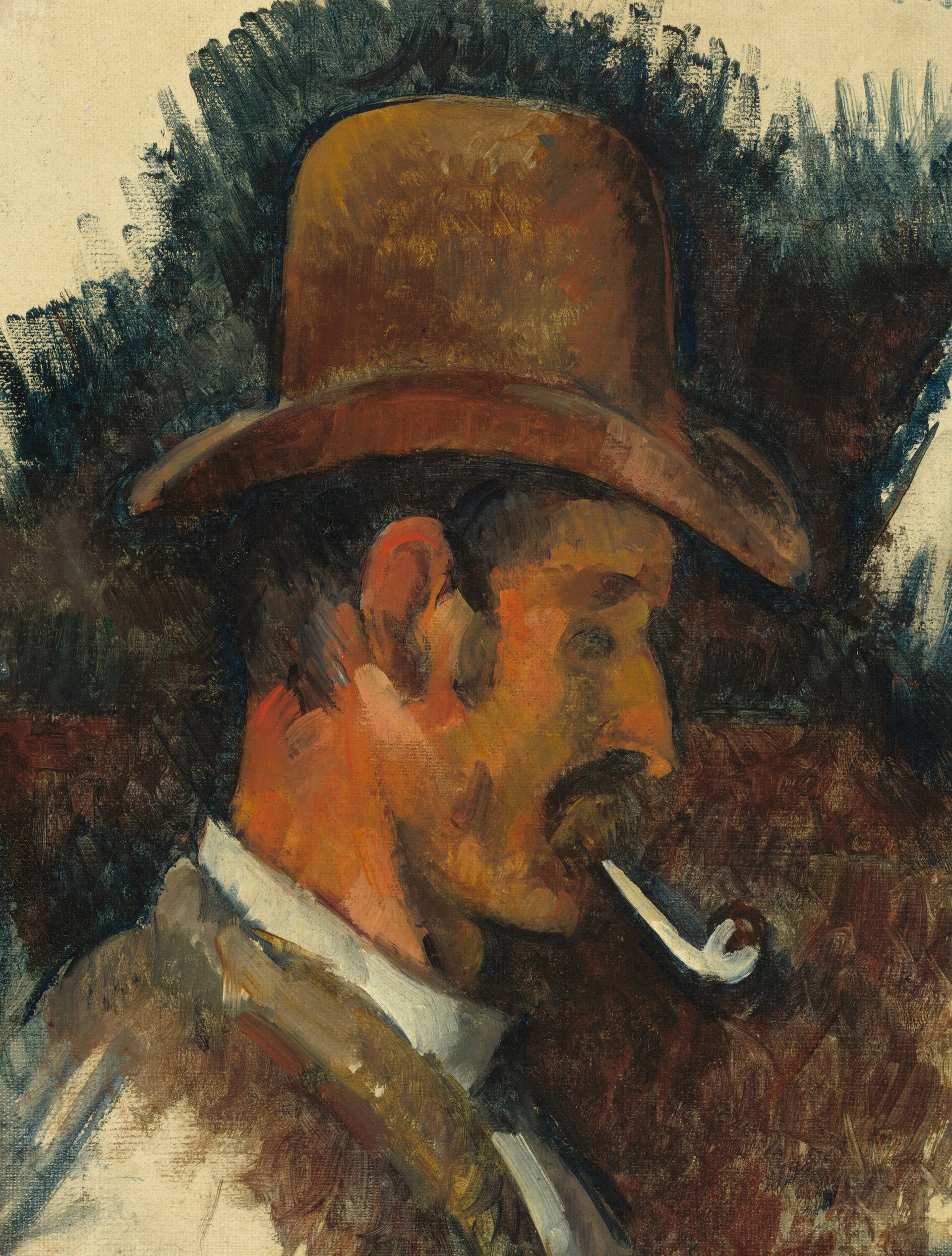 L'Homme à la pipe - Paul Cezanne