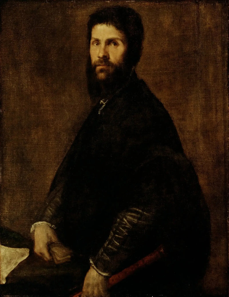 ผู้ชายถือแอปเปิ้ล - Titian