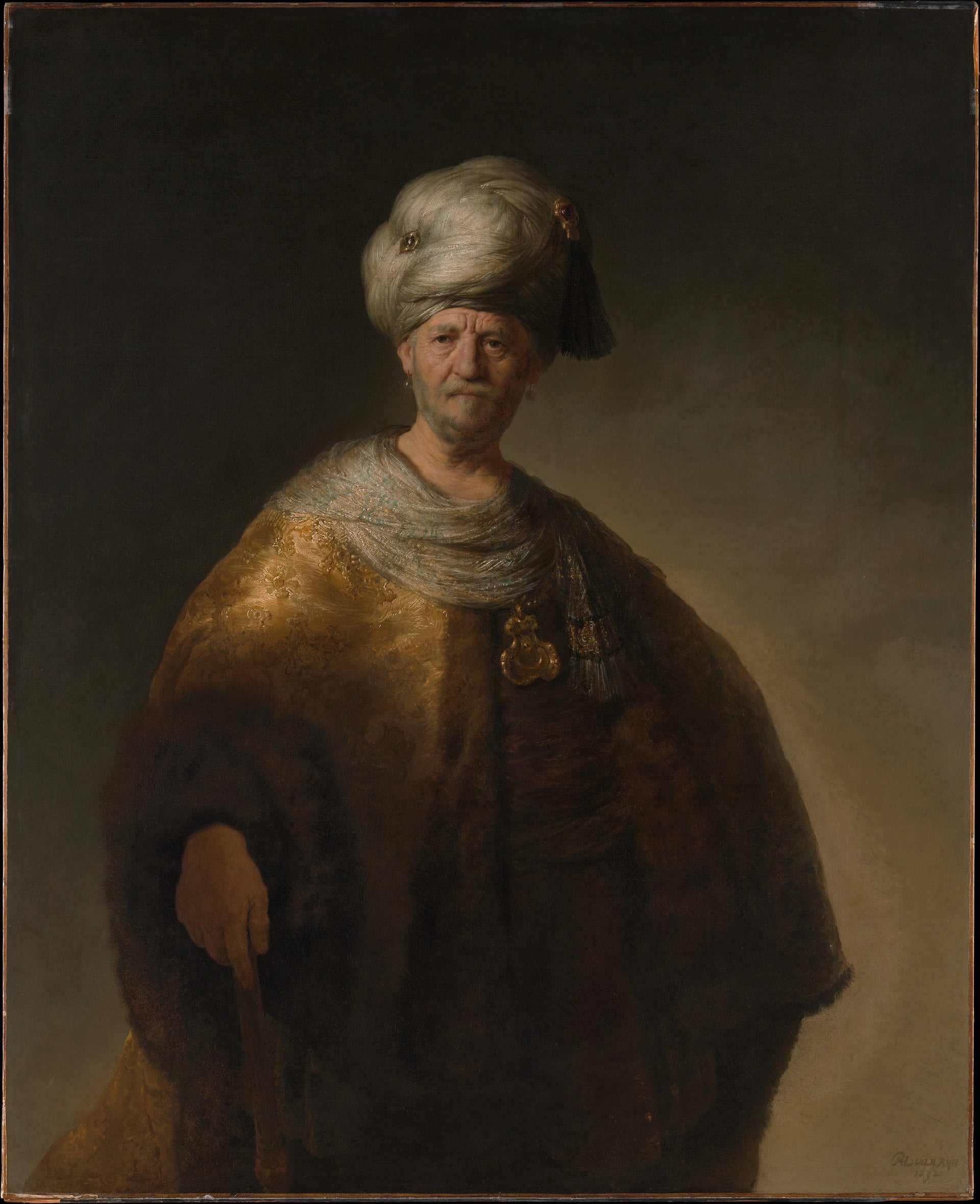 Homme au turban — Rembrandt, 1632, Metropolitan Museum of Art