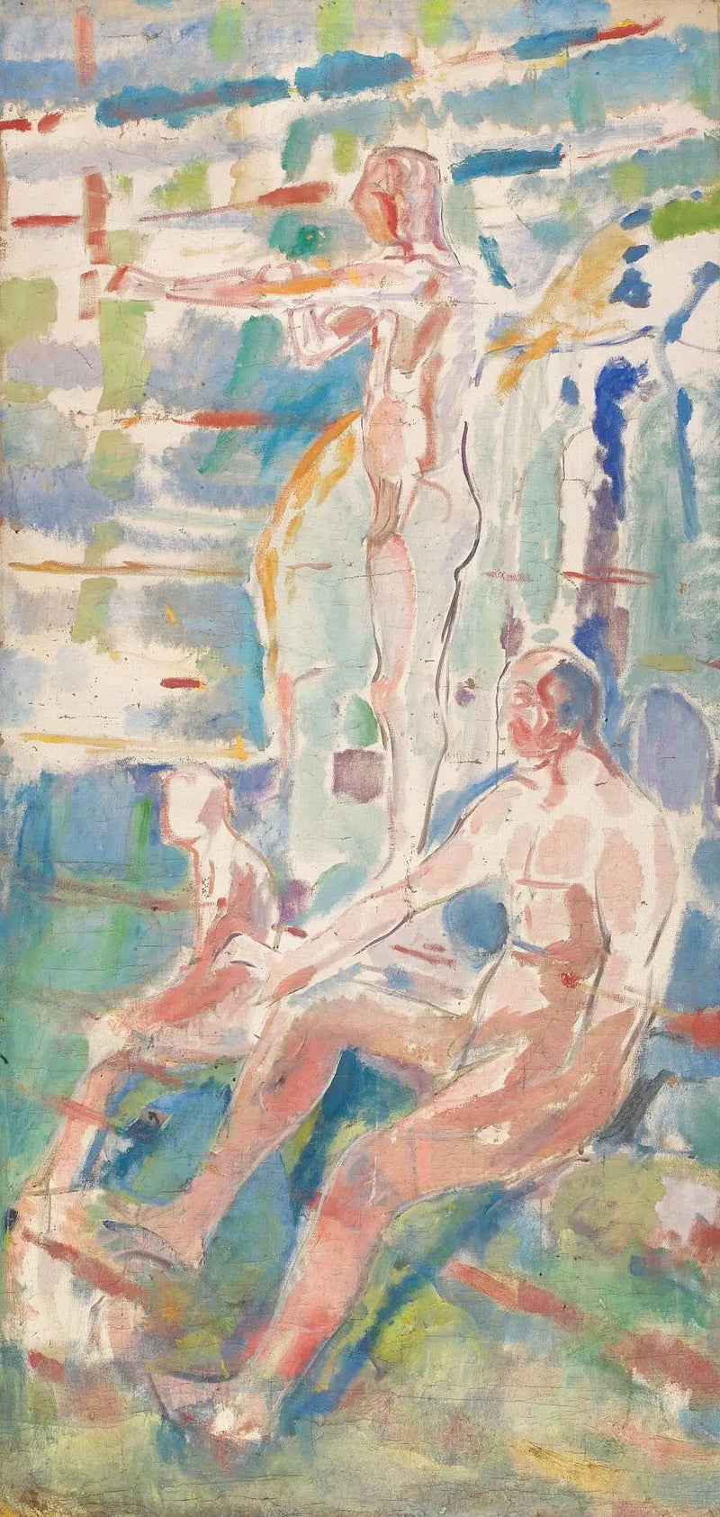 ผู้ชายหันหน้าไปทางดวงอาทิตย์ - Edvard Munch