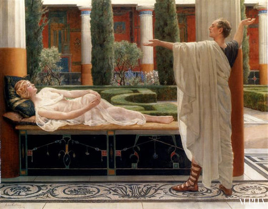 Horace et Lydie - John Collier Reproductions de tableaux à la peinture à l’huile