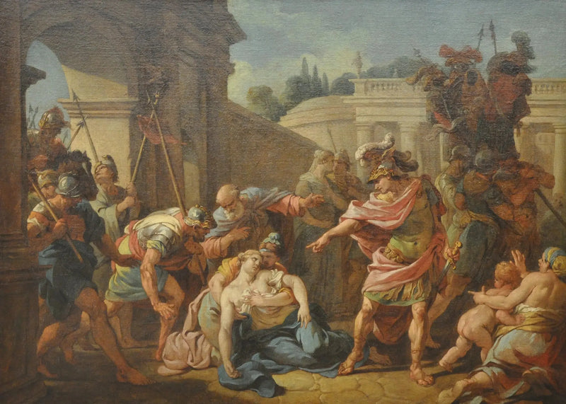 Horace เพิ่งตบพี่สาวของเขา - Louis Jean François Lagrenée