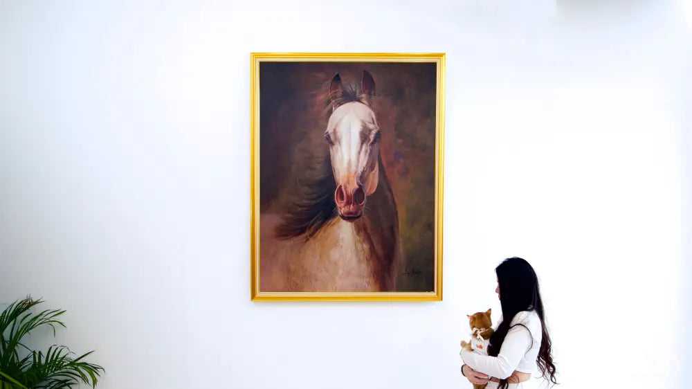 Horse – Somchai | 100 x 130 cm Reproductions de tableaux à la peinture à l’huile