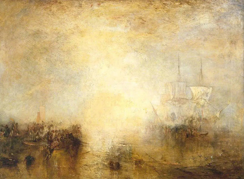 ‘ฮูเร! สำหรับเรือปลาวาฬ Erebus! ปลาอีกตัว!’ - J. M. W. Turner