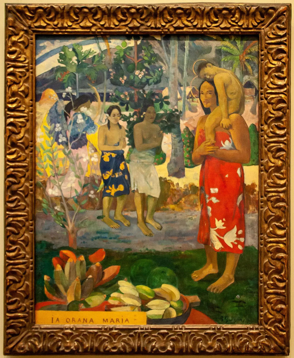 Ia Orana Maria - Paul Gauguin image 2 reproduction d’œuvre d’art à l’huile