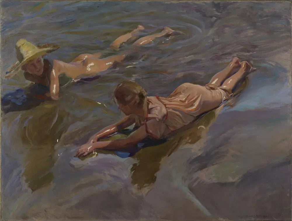 Idylle de la mer - Joaquín Sorolla image 1 copie de tableau peinte à la main
