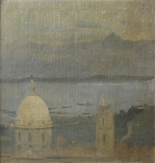 Igreja da Candelária - Eliseu Visconti image 1 tableau peint à l’huile sur toile