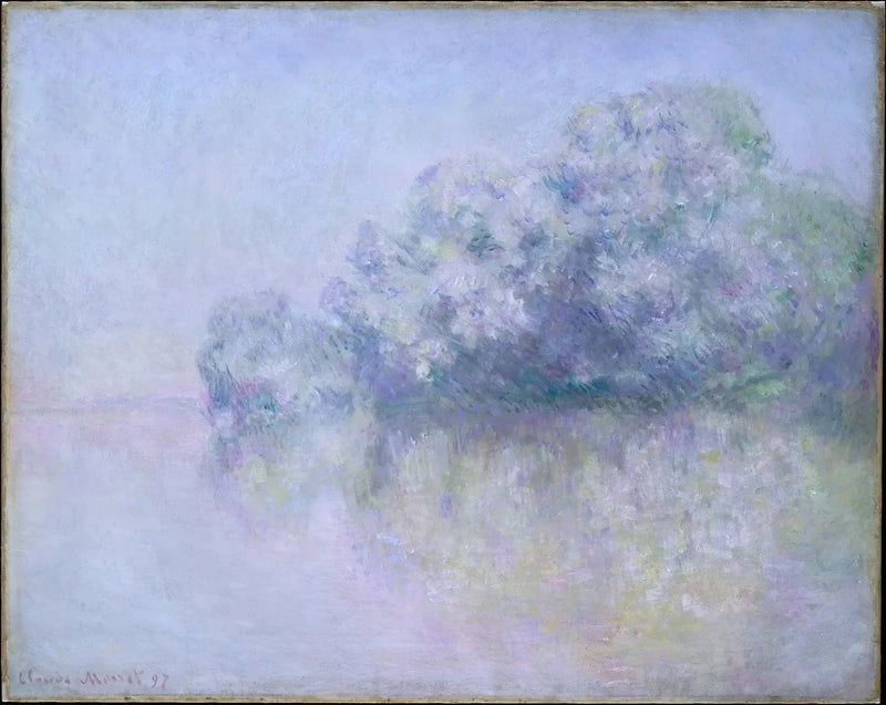 เกาะ Nettle ใกล้เวอร์นอน Met W1491 - Claude Monet
