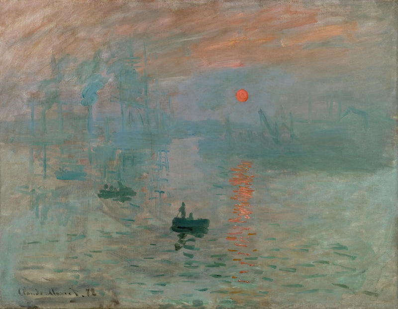 ภาพพิมพ์, พระอาทิตย์ขึ้น - Claude Monet
