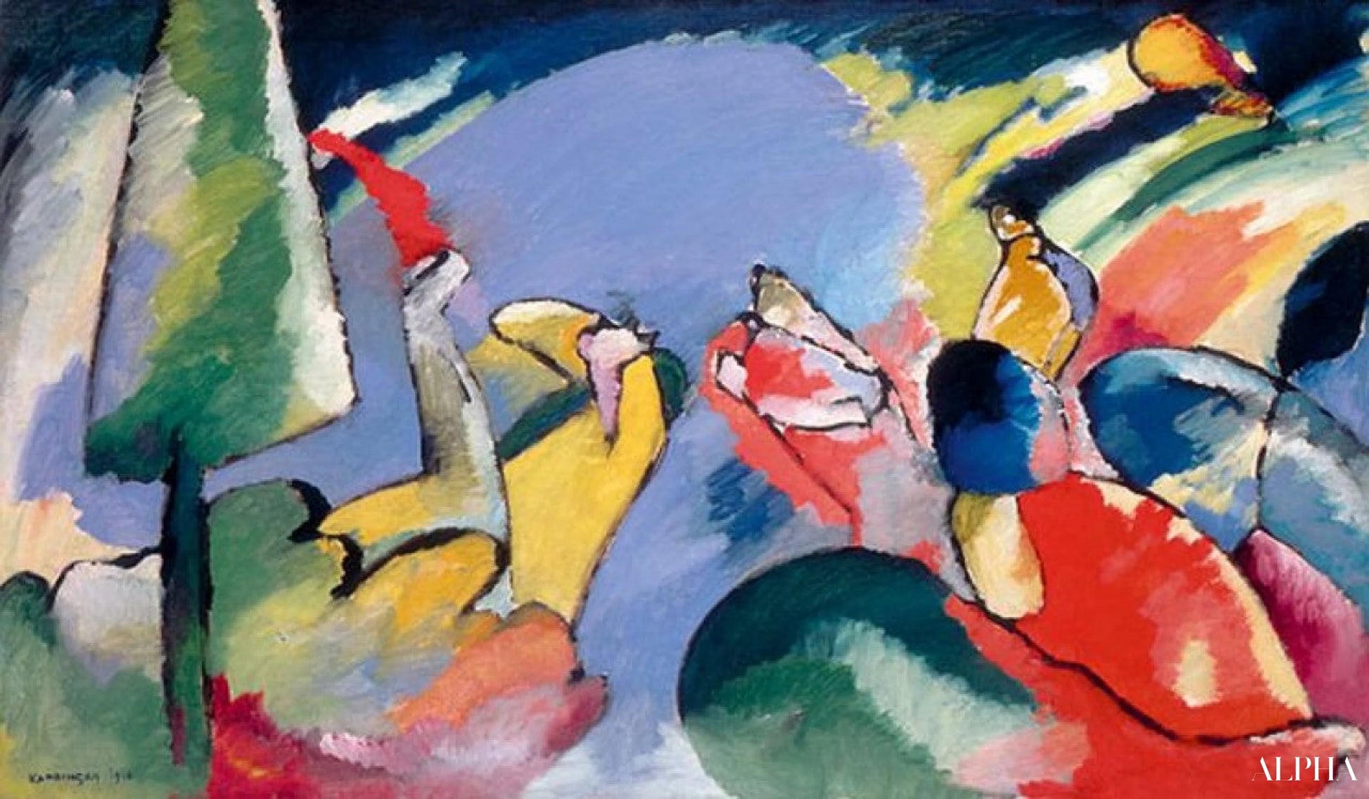 Improvisation 14 II - Vassily Kandinsky - High-end reproductions of paintings and artworks