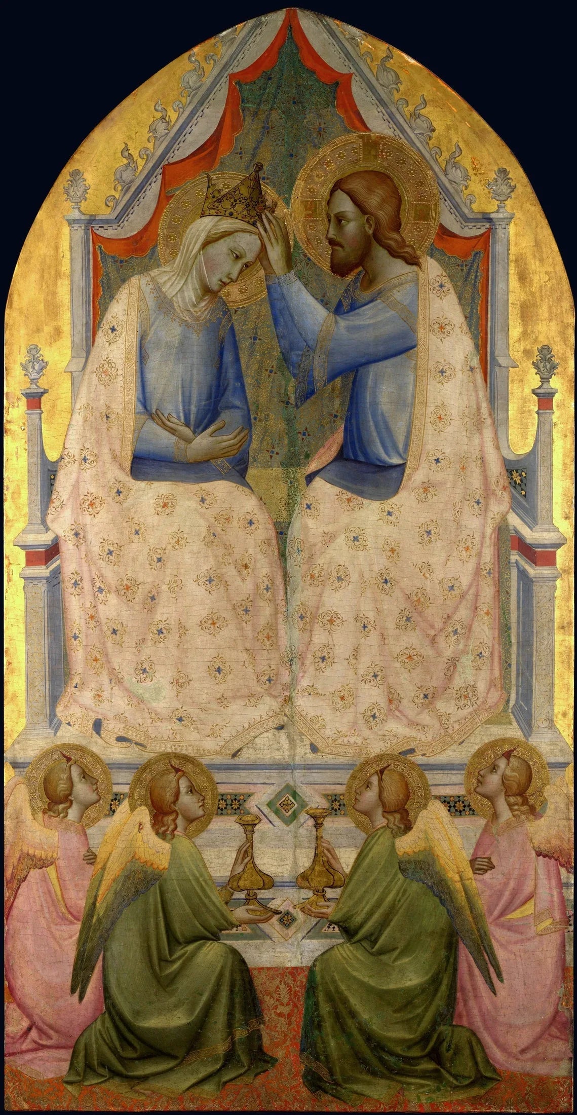 Incoronazione della Vergine - Agnolo Gaddi image 1 tableau peint à l’huile sur toile