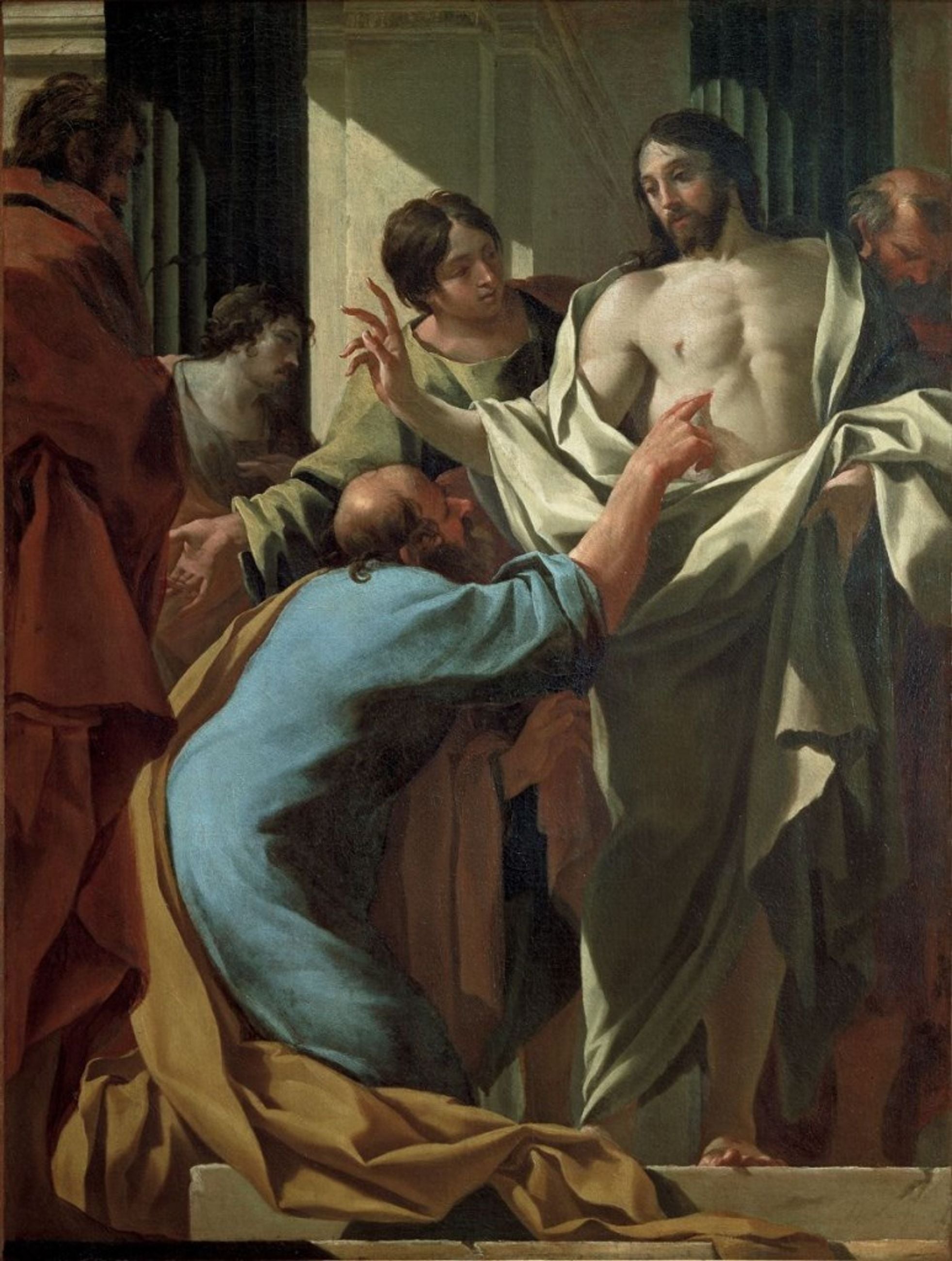 Incrédulité de saint Thomas - Simon Vouet image 1 reproduction artisanale de tableau