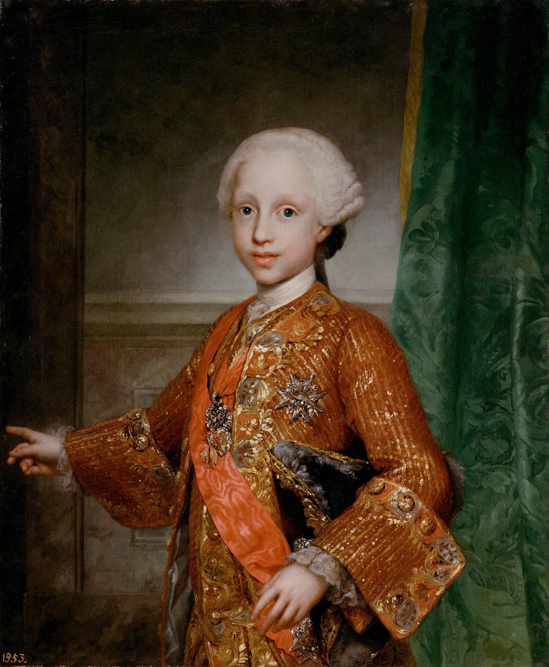 เด็กทารา ฟรานซิสโก ฮาเวียร์ เดอ สเปน (1757-1771) - อันตอน ราเฟล เมงส์