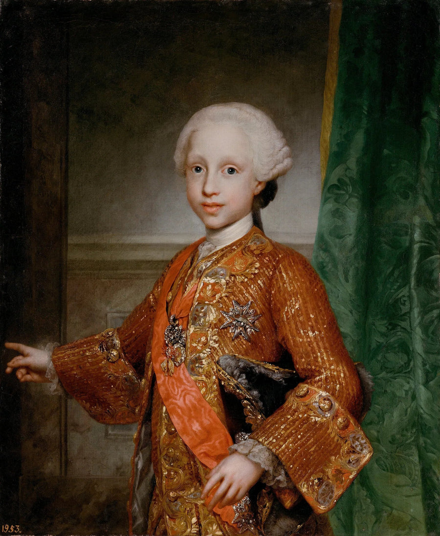 เด็กทารา ฟรานซิสโก ฮาเวียร์ เดอ สเปน (1757-1771) - อันตอน ราเฟล เมงส์