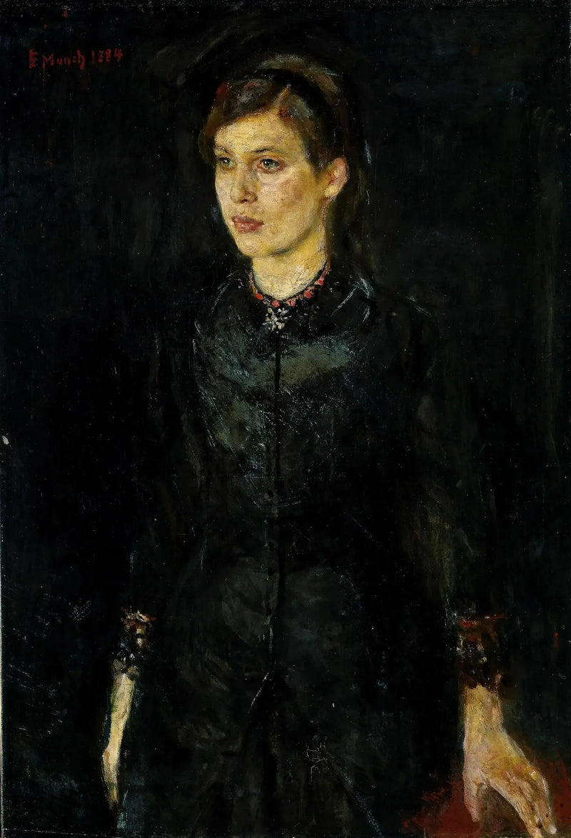 Inger Munch สีดำ - Edvard Munch