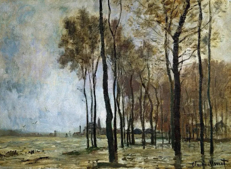 น้ําท่วมใน Argenteuil W252 - Claude Monet