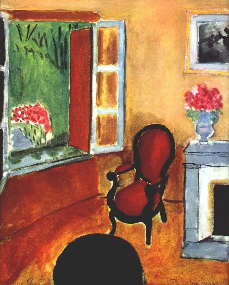 Intérieur à Ciboure - Henri Matisse image 1 copie de tableau peinte à la main