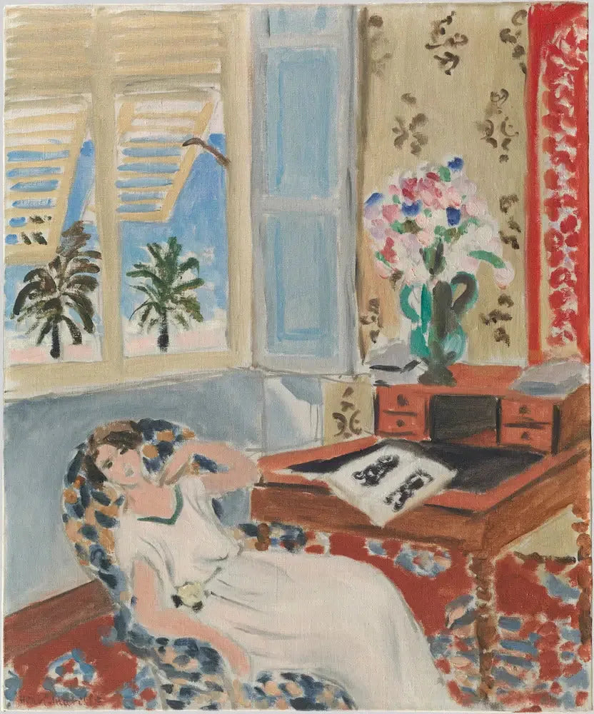 Intérieur à Nice, la sieste - Henri Matisse image 1 copie de tableau peinte à la main