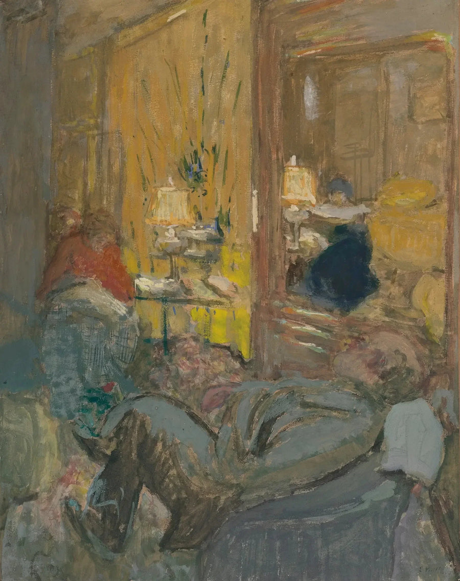 ภายในที่มีสามคน - Édouard Vuillard