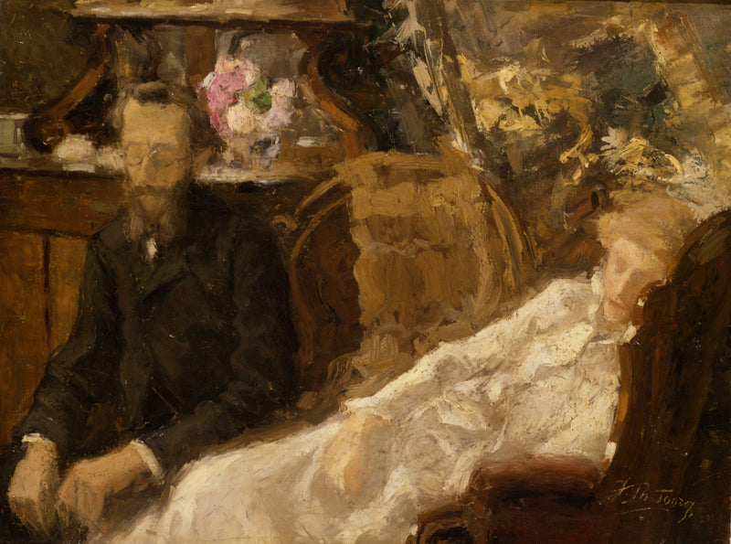 ภายในโดย Annie Toorop-Hall และ Ernst Ahn - Jan Toorop