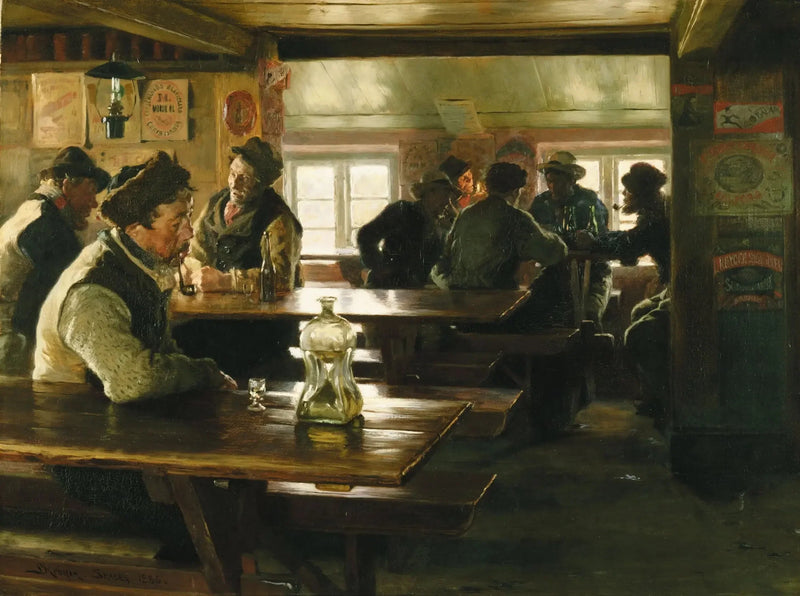ภายในโรงเตี๊ยม - Peder Severin Krøyer