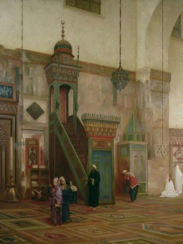 Intérieur de la Grande Mosquée de Damas - Frederic Leighton - Alpha Reproduction