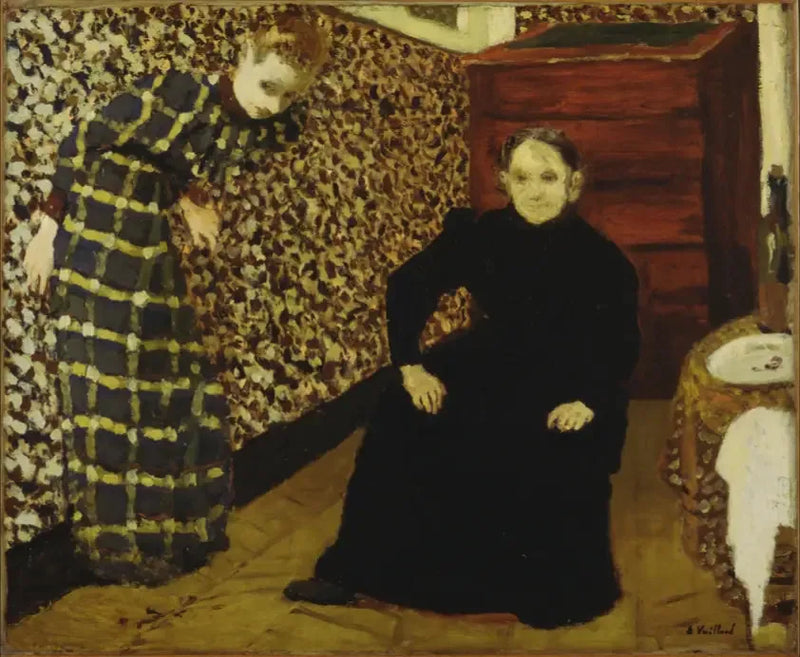 ภายในแม่และน้องสาวของศิลปิน - Édouard Vuillard