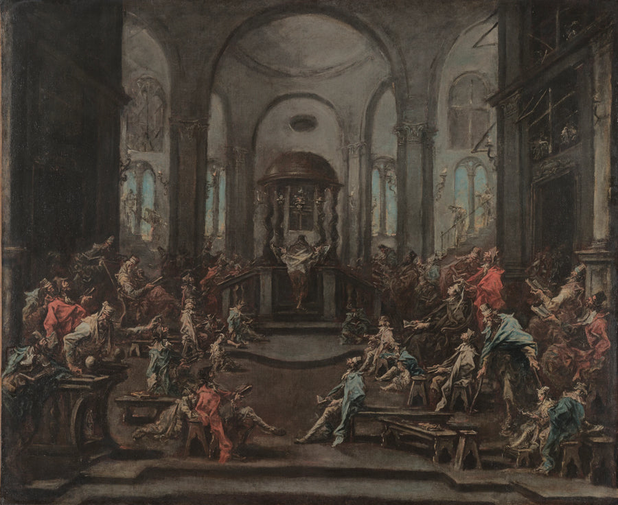 Intérieur d'une synagogue - Alessandro Magnasco