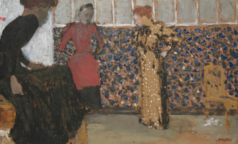 ภายใน, ผู้หญิงสามคนกำลังสนทนา - Édouard Vuillard