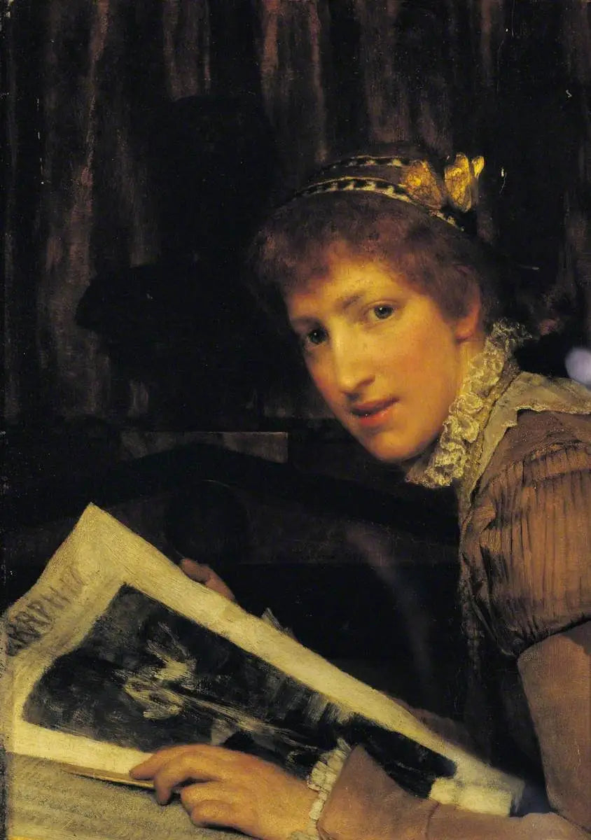หยุดชะงัก – ประเภทของความงามหญิงสาว - Lawrence Alma-Tadema