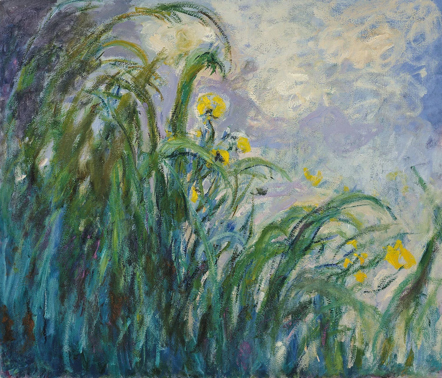 ดอกไอริสสีเหลือง - Claude Monet