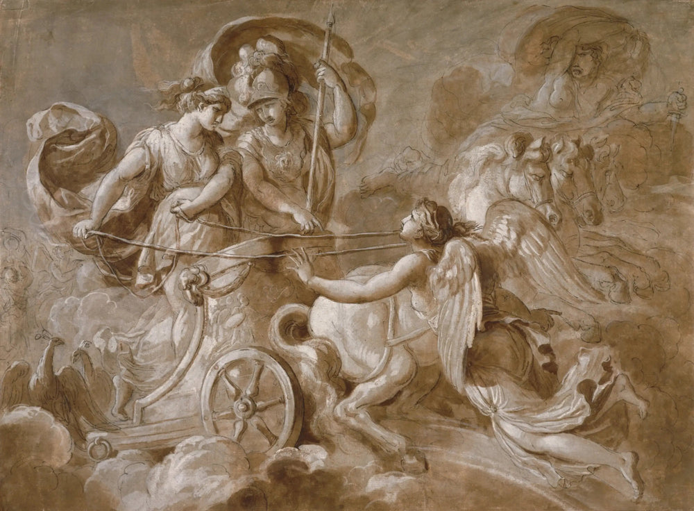 Iris s’approchant d’Athéna et d’Héra - Louis Jean François Lagrenée - Alpha Reproduction
