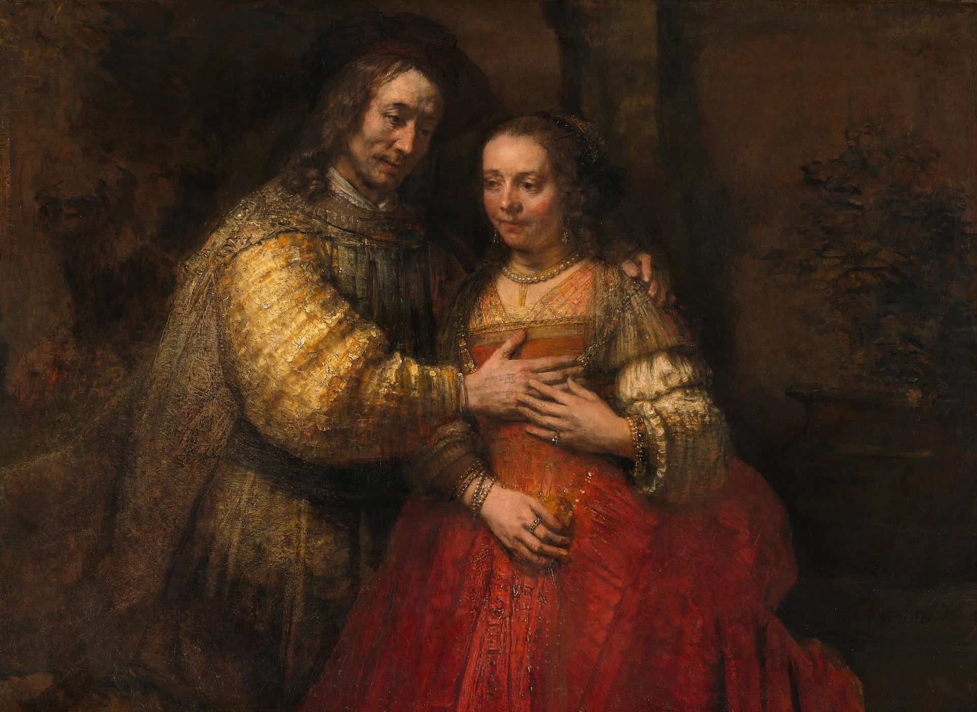 Isaac et Rebecca, dite La Fiancée juive — Rembrandt