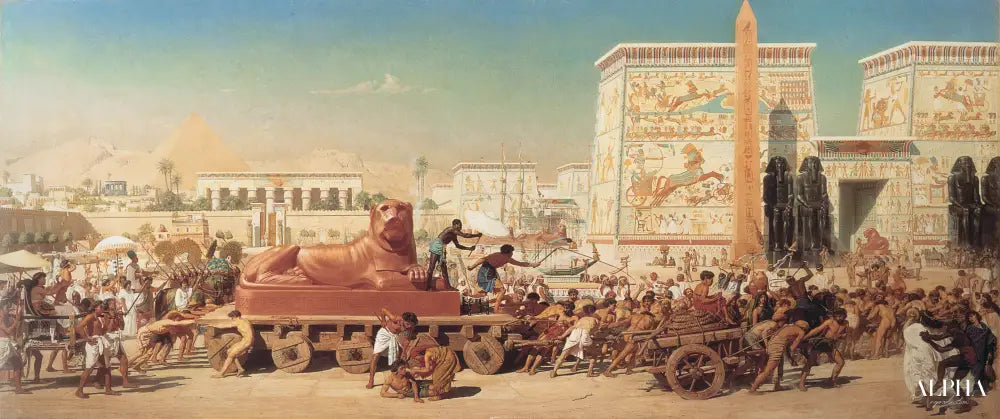 Israël en Égypte - Edward Poynter - Reproductions de tableaux et peintures haut de gamme