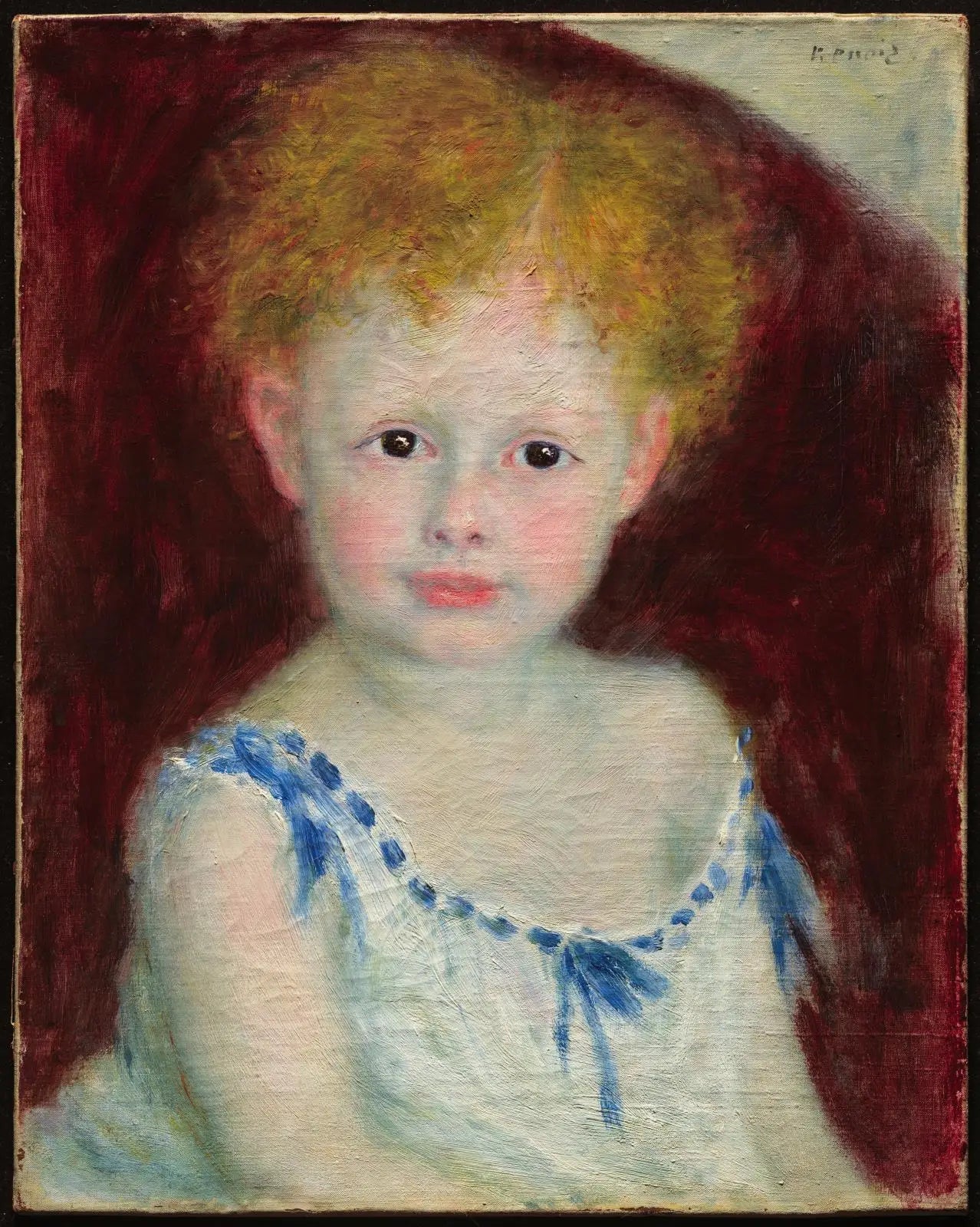 Jacques Bergeret enfant - Pierre-Auguste Renoir image 1 tableau peint à l’huile sur toile