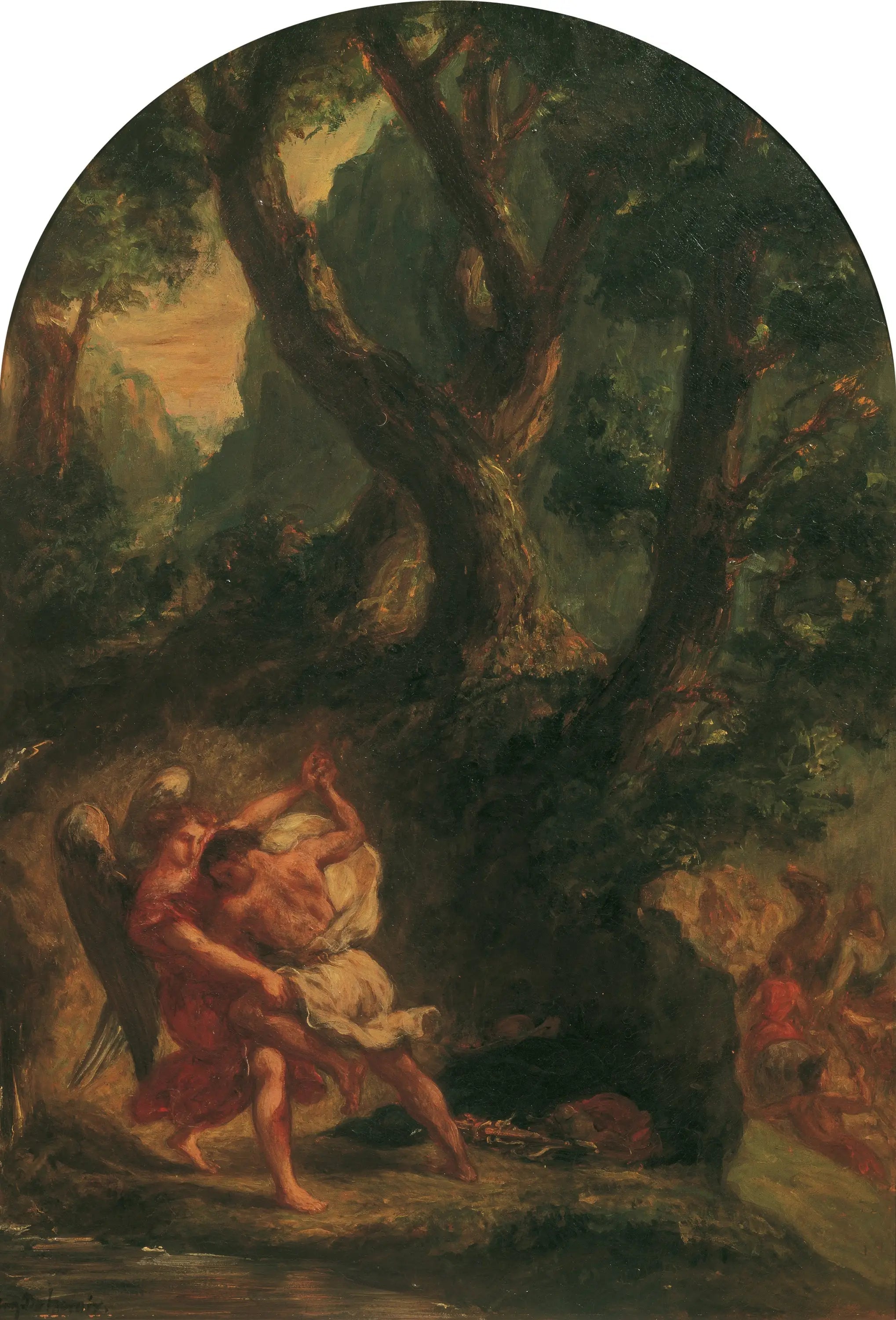 Reproduction du tableau « Q28008340 - Eugène Delacroix » par Alpha Reproduction en peinture à l’huile