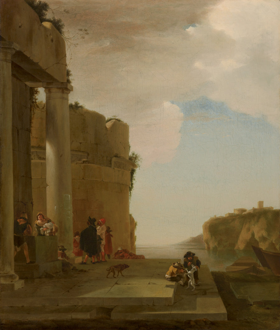 Paysage italien avec cavaliers - Jan Asselijn