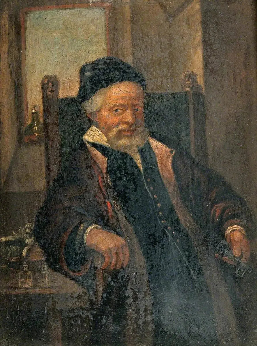 Jan Lutma, ou un membre de la famille Molins - Rembrandt image 1 reproduction de peinture à l’huile