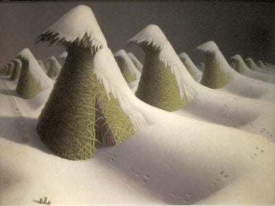 Janvier - Grant Wood - Alpha Reproduction