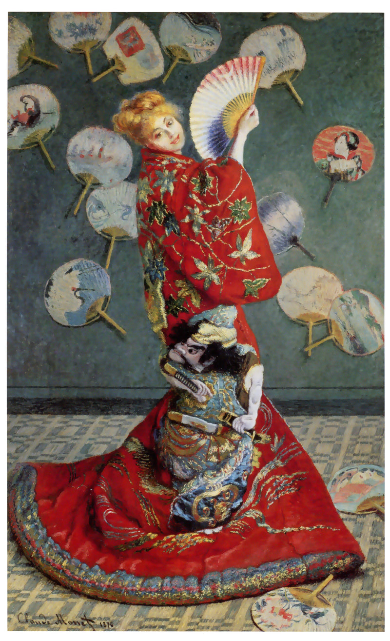 ชาวญี่ปุ่น Camille Monet W387 - Claude Monet