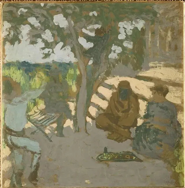 สวนในอ่างเก็บน้ำ La-Ville - Édouard Vuillard