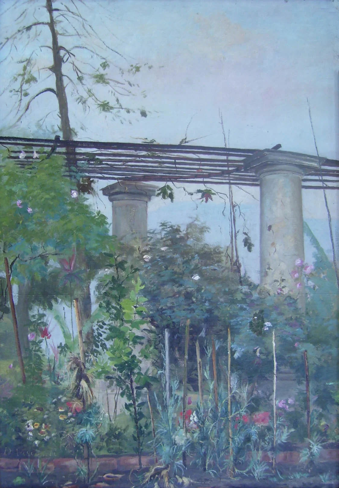 Jardin à Santa Teresa - Eliseu Visconti image 1 reproduction de peinture à l’huile