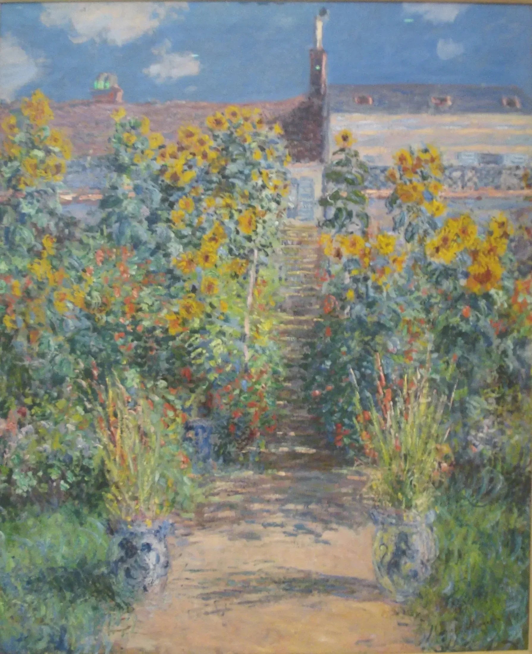 Jardin à Vétheuil - Claude Monet image 1 reproduction réalisée par Alpha Reproduction