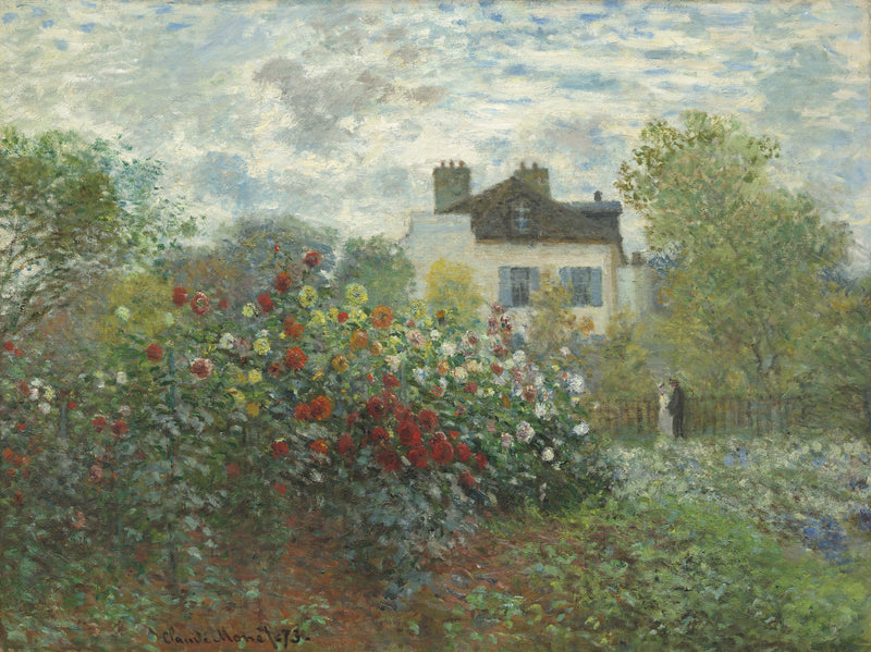 สวนของศิลปินใน Argenteuil W286 - Claude Monet