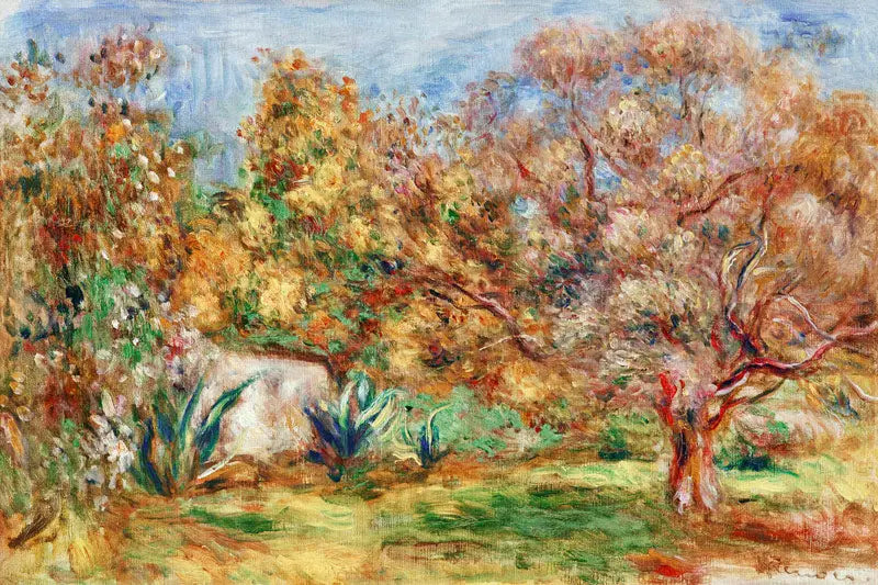 Jardin d'oliviers - Pierre-Auguste Renoir image 1 reproduction artisanale de tableau